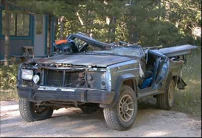 flattened jeep