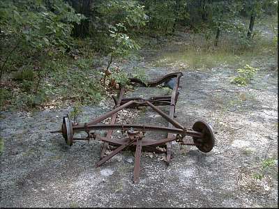 an Island truck left behind